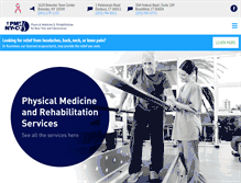 Tablet Screenshot of physicalmedicineandrehab.com